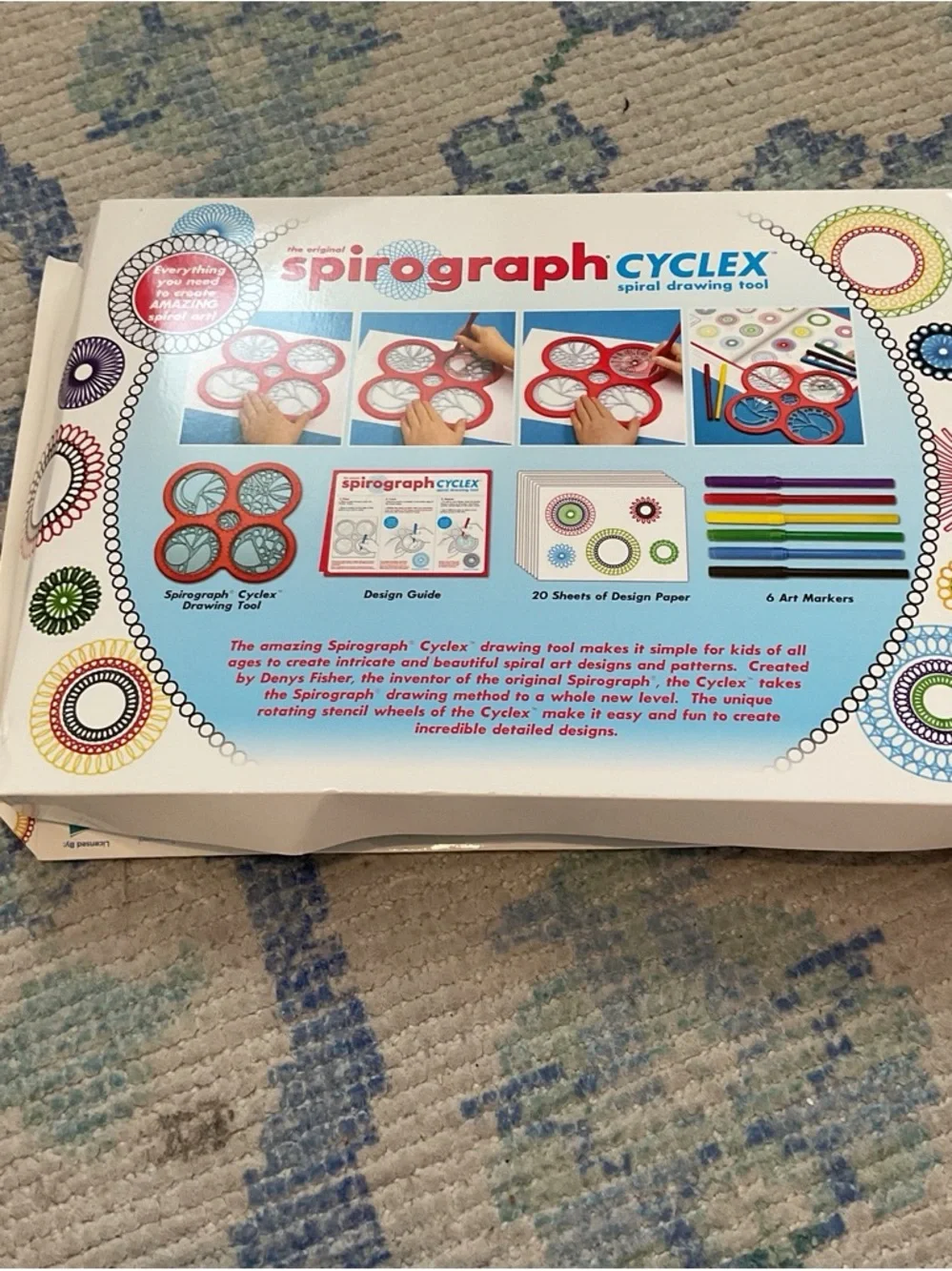 Cyclex Spiral Drawing Toy - Red